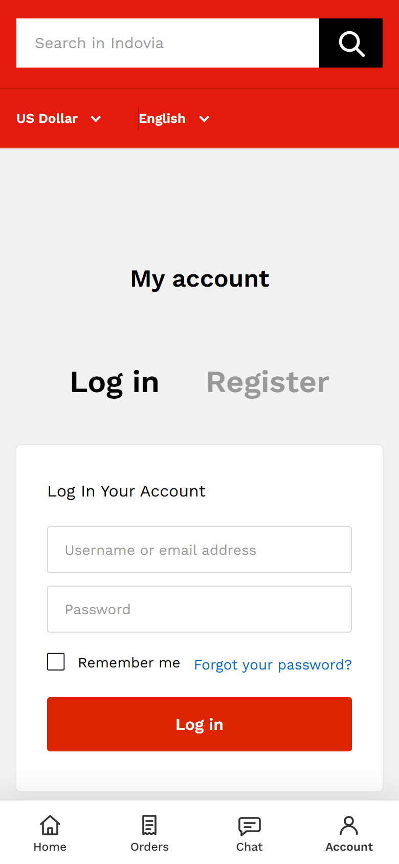 Create Account - Mobile screenshot