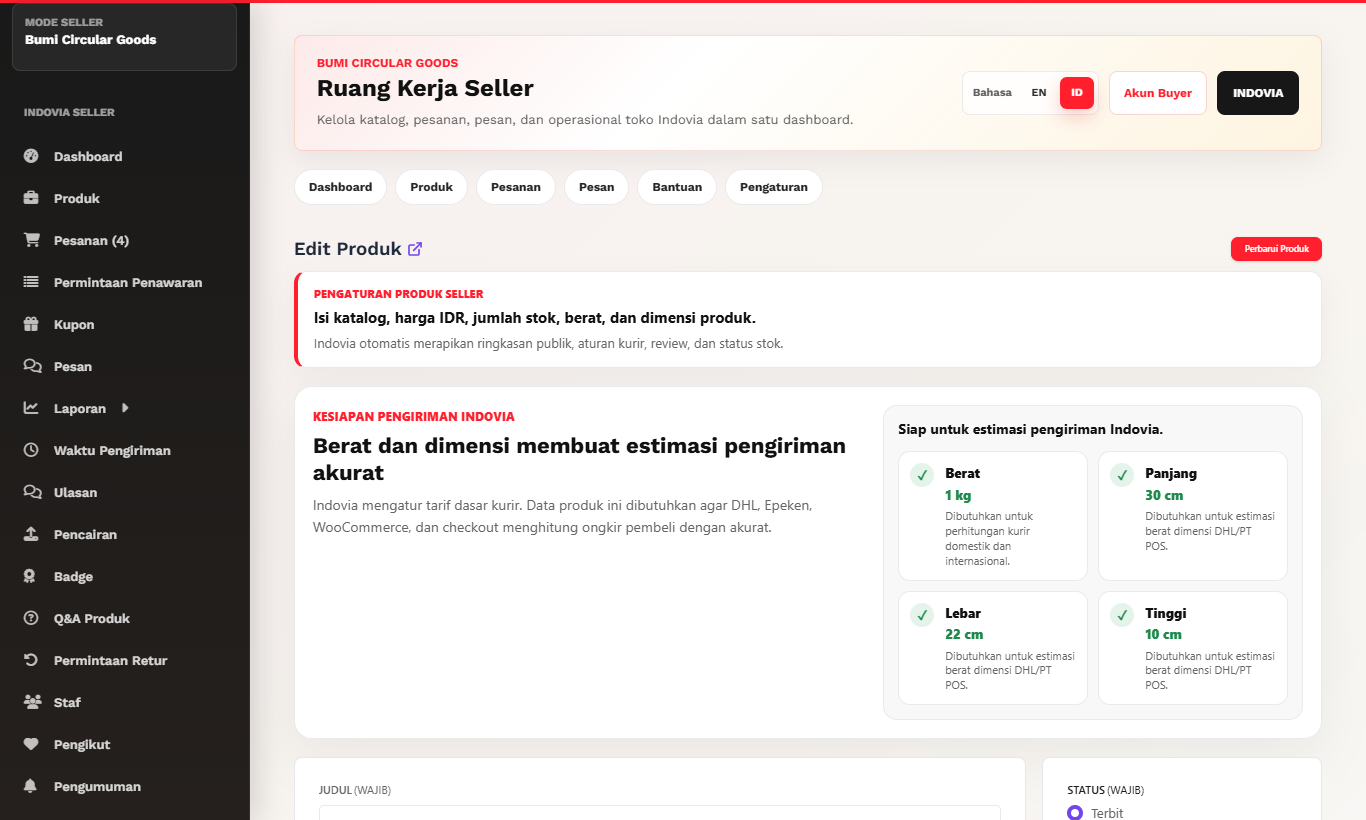 Publish/Draft Products - Desktop screenshot