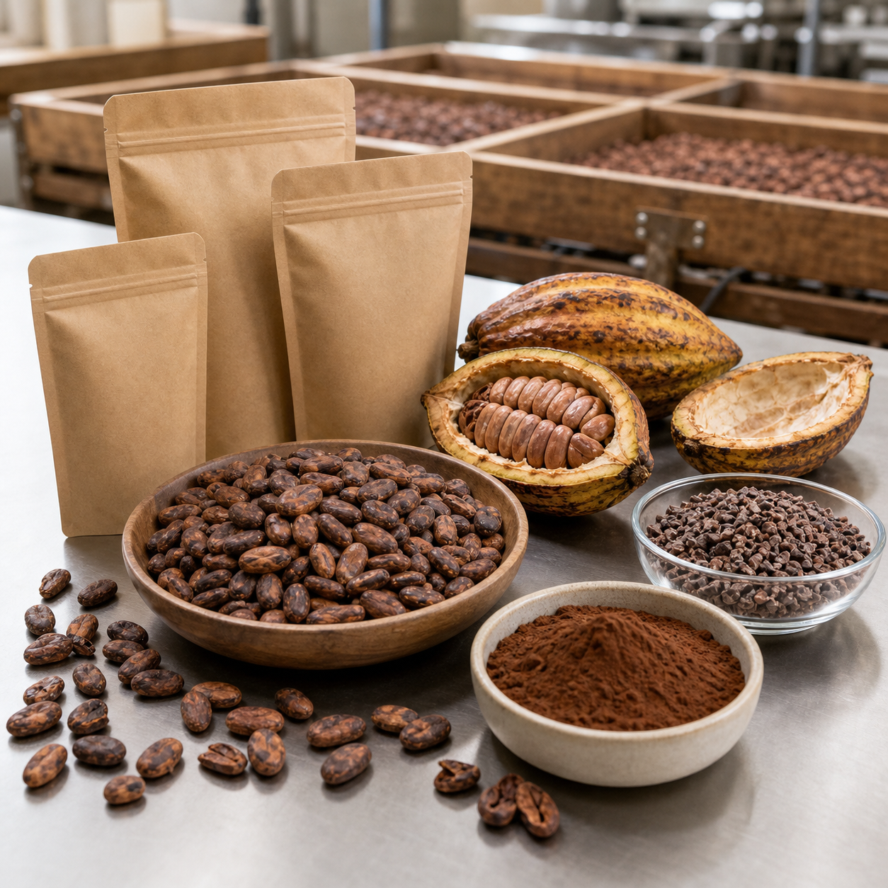 Indovia Sagara Cocoa Processing Variant unique generated product image 1