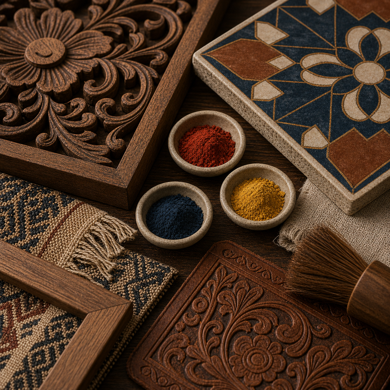 Indovia Sagara Traditional Art Material Variant unique generated product image 2