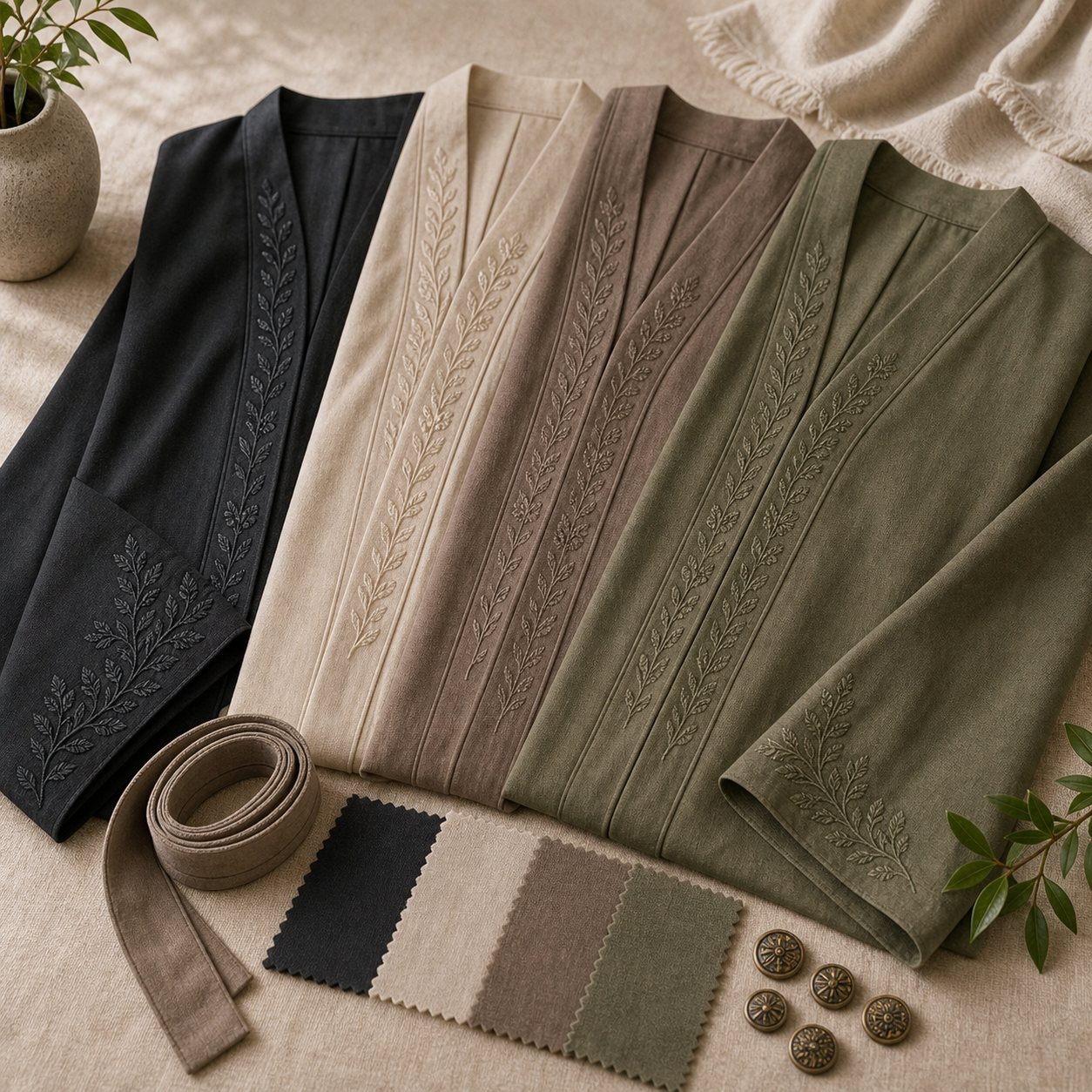 Indovia Sagara Abaya Colorway Pack unique generated product image 2