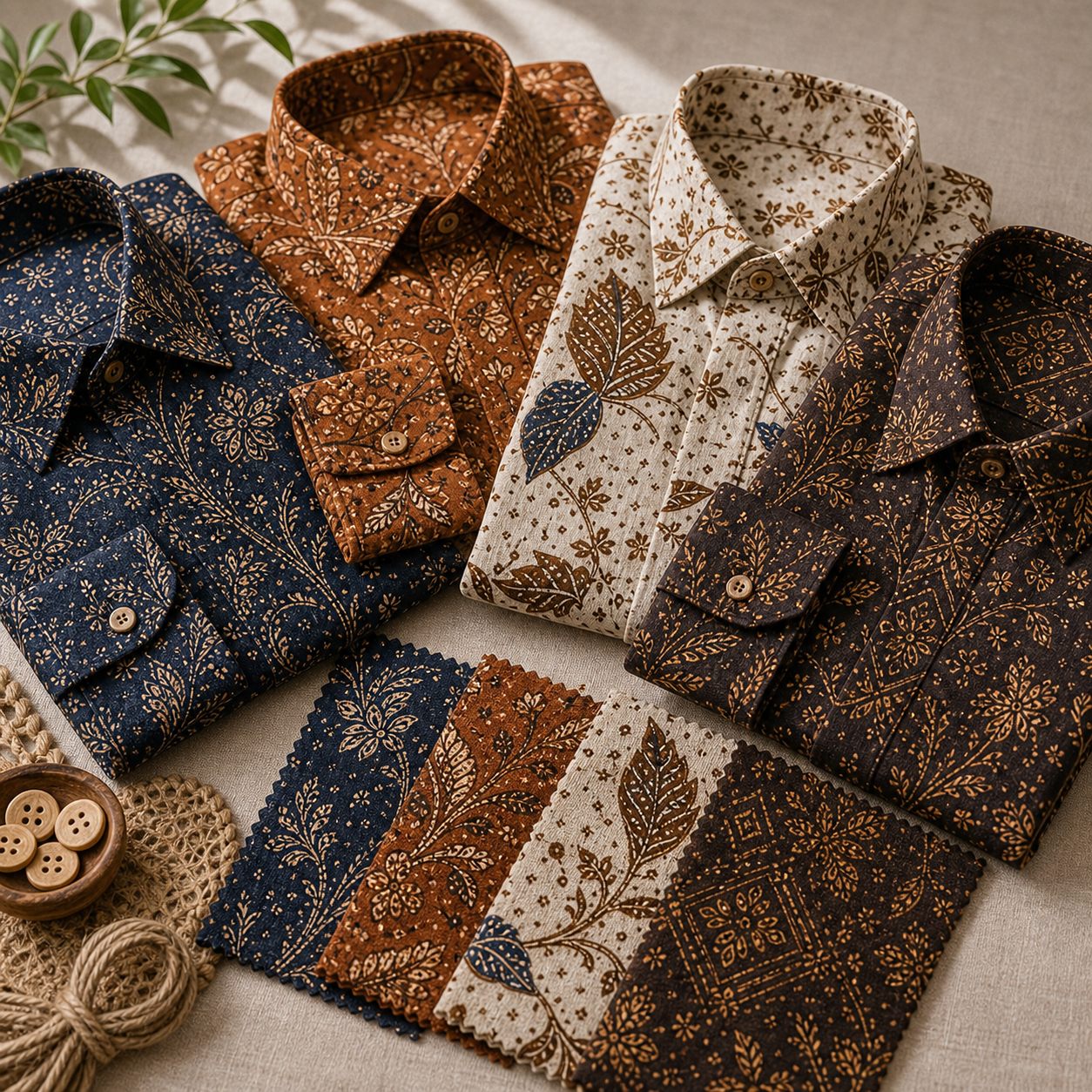 Indovia Sagara Batik Shirt Colorway Pack unique generated product image 2