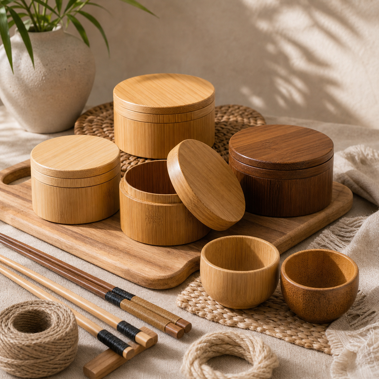 Indovia Sagara Bamboo Products Finish Options unique generated product image 2