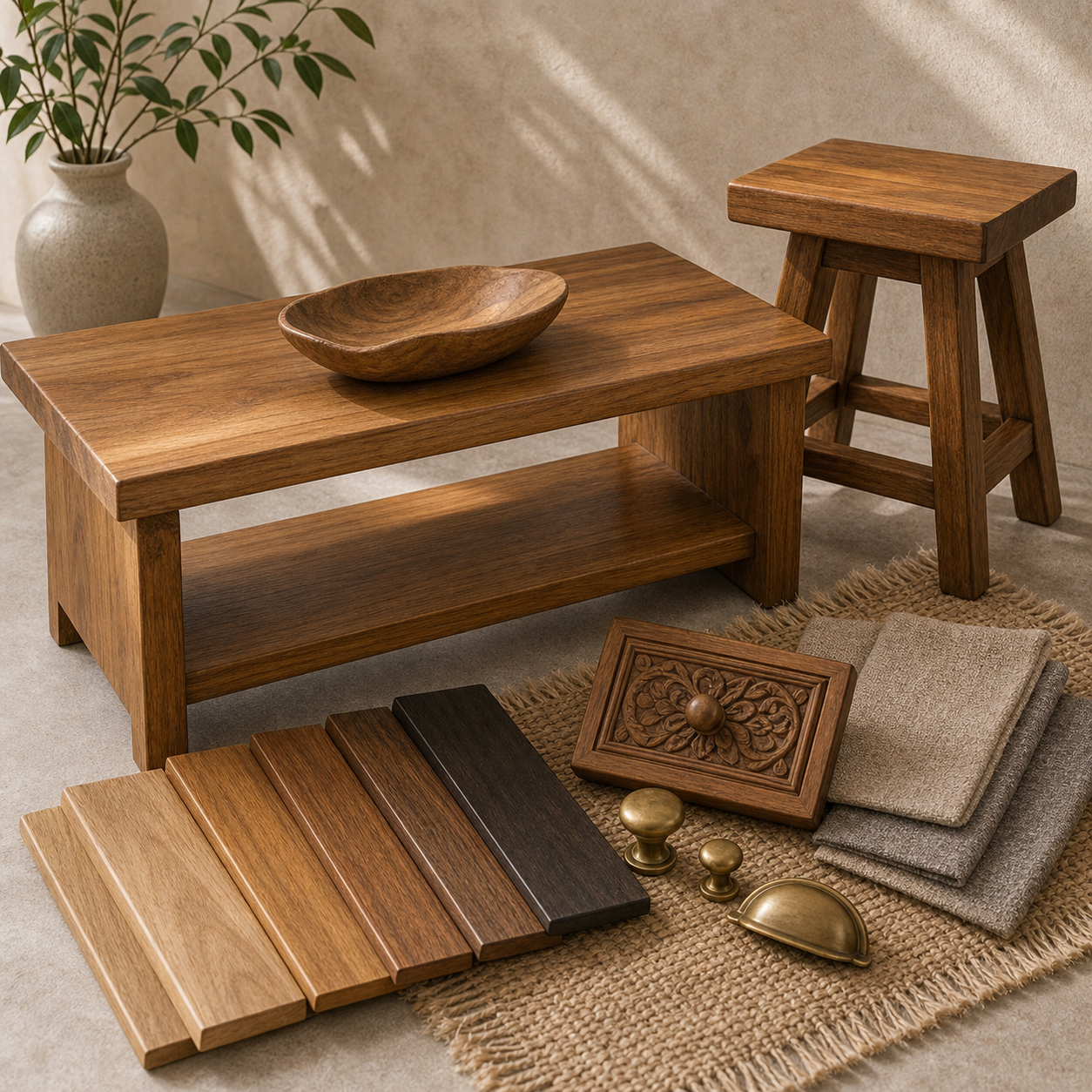 Indovia Sagara Wooden Furniture Finish Options unique generated product image 1