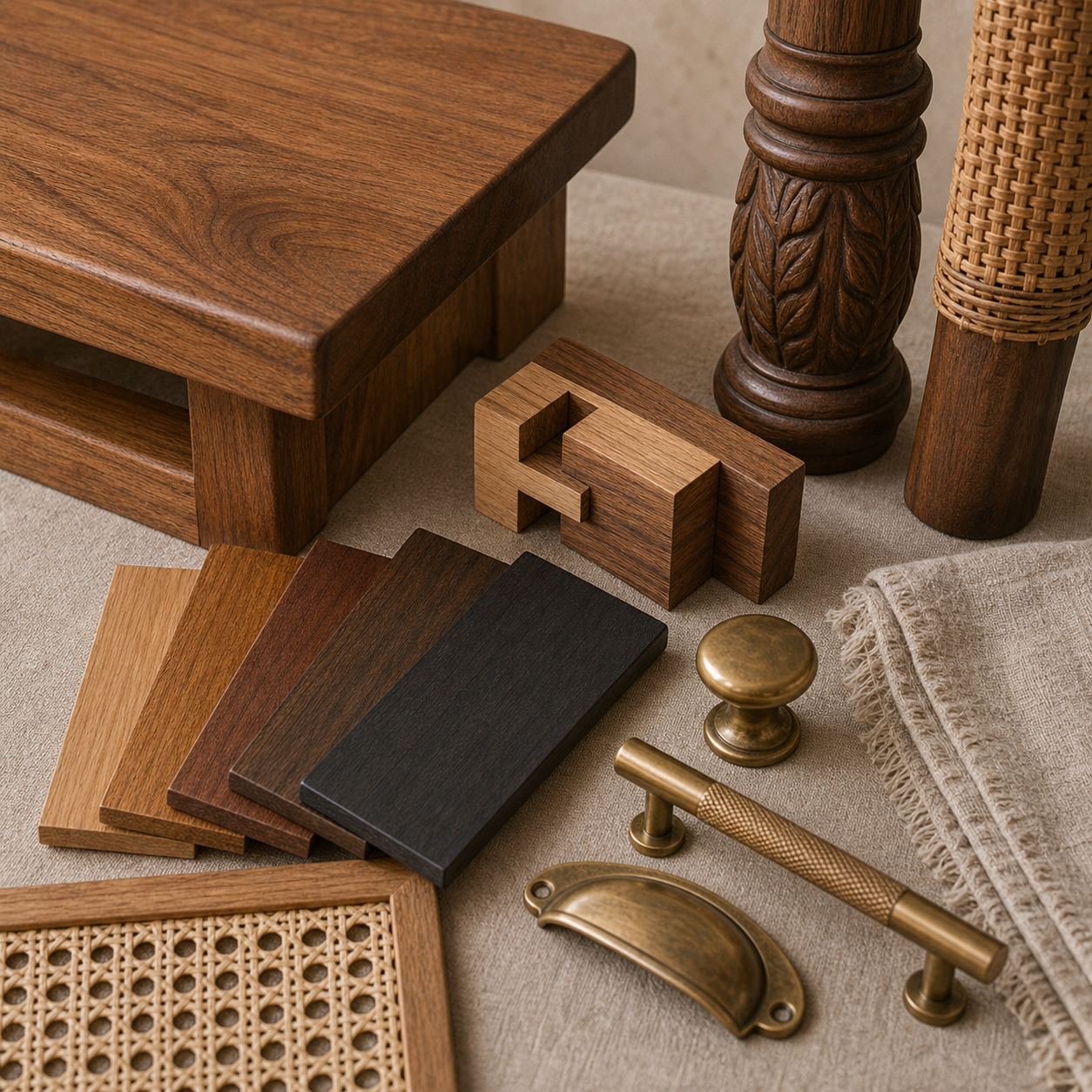 Indovia Sagara Wooden Furniture Finish Options unique generated product image 2