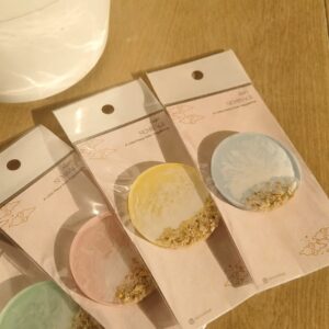 Beach Resin Fridge Magnet - Handmade Nusantara Pastel Design - dari SEMBAGI