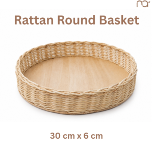 Rattan Round Basket