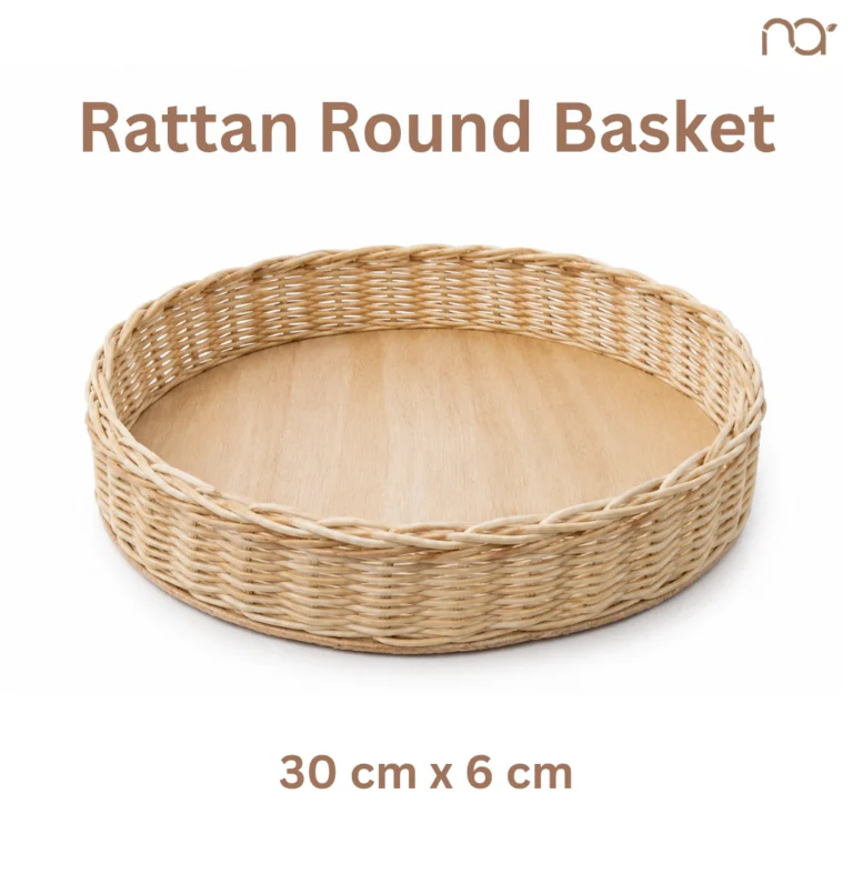 Rattan Round Basket