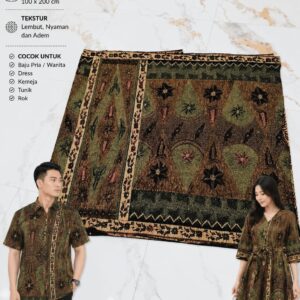 Hand-Drawn Madurese Batik Cotton Fabric – Motif 03