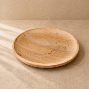20 cm Solid Wood Plate