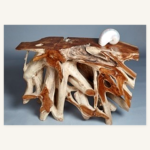 Teak Root Console Table