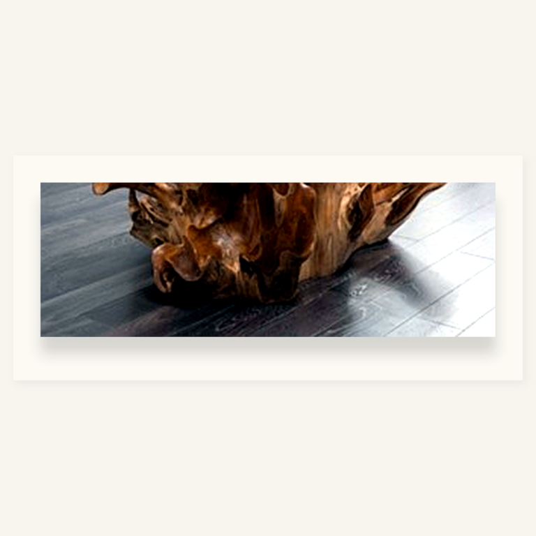Teak root coffee table base by Java Living Co