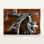 Teak Root Console Table