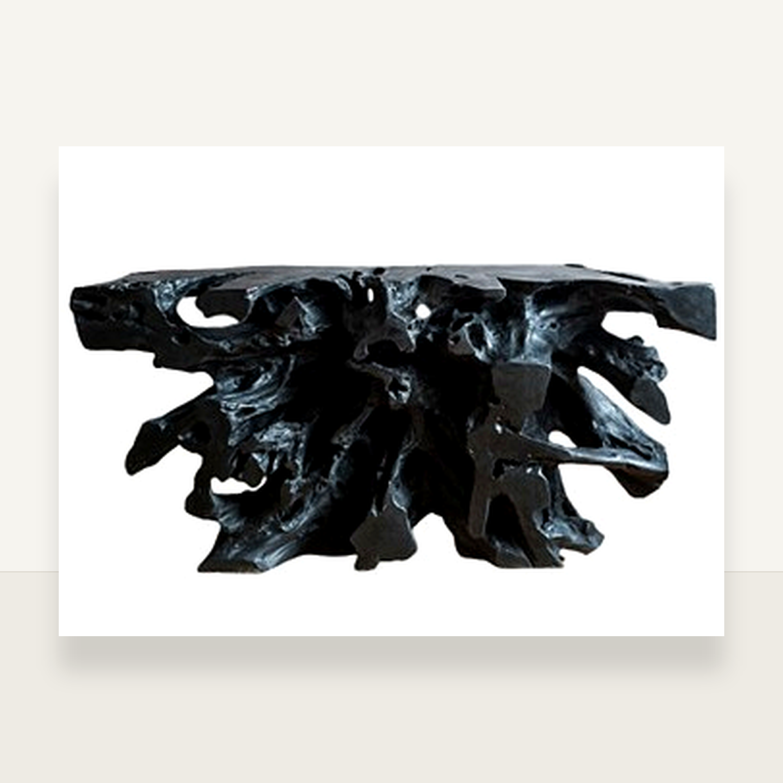 Teak Root Console Table