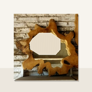 Teak root mirror frame by Java Living Co