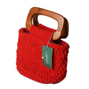 Crochet Chanile Hand Bag