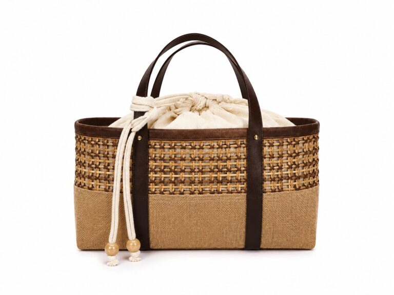 EconiQ - Rattan Harmony Bag Square
