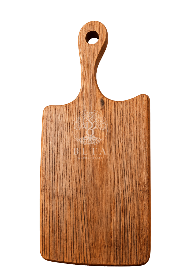 20 × 38 cm Solid Wood Cutting Board – Food Grade Finish