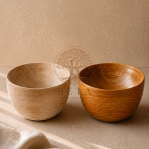 17 cm Solid Wood Bowl