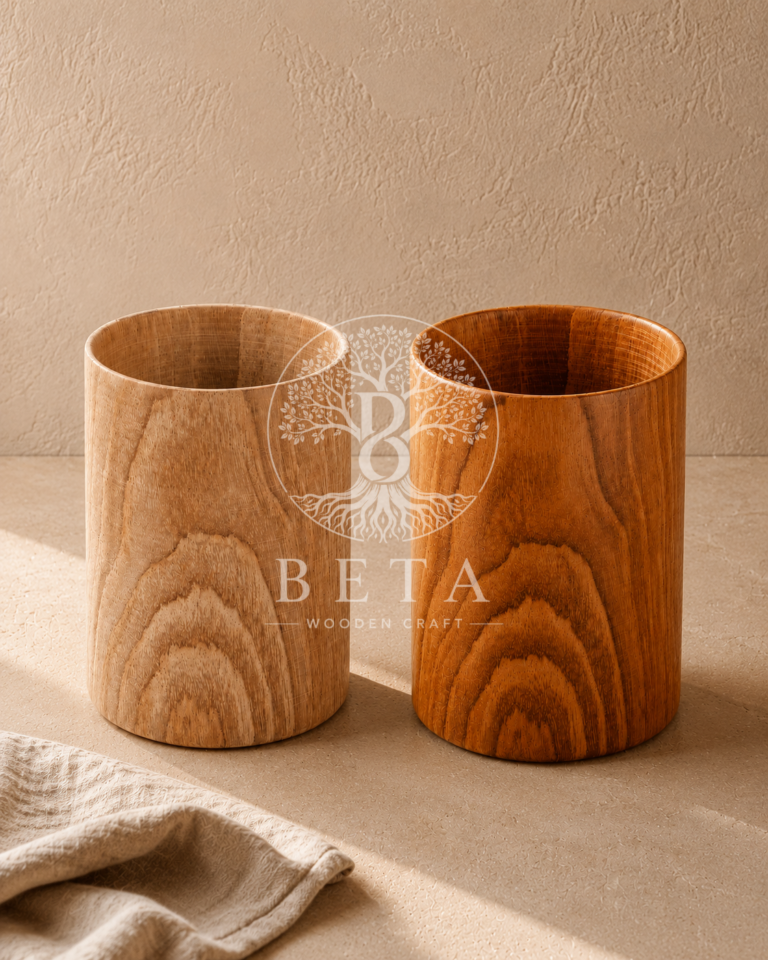 10 cm Solid Wood Cup