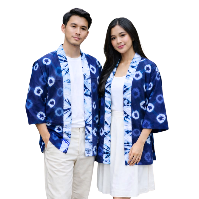 Outer Unisex Indigo Primissima Kimono Sleeve