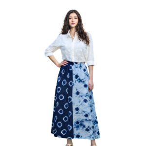 Wrap Skirt Indigo Primissima