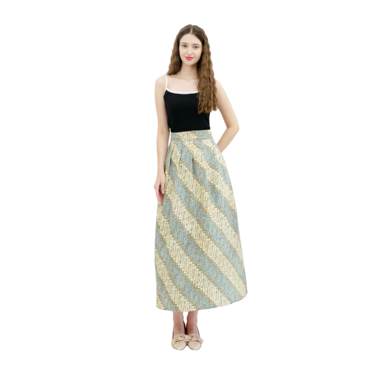 Wrap Skirt Batik Tulis Indigo