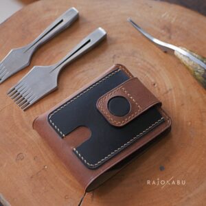 Coga - Magnetic Leather Bifold Wallet