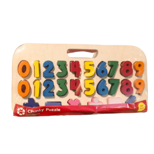 Carry Around 123 Wooden Toys