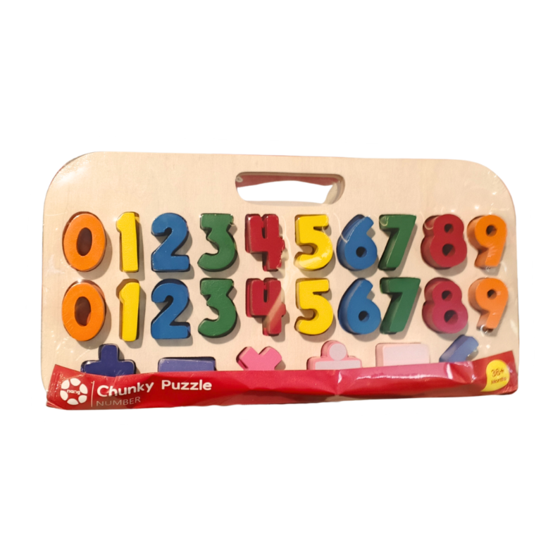 Carry Around 123 Wooden Toys